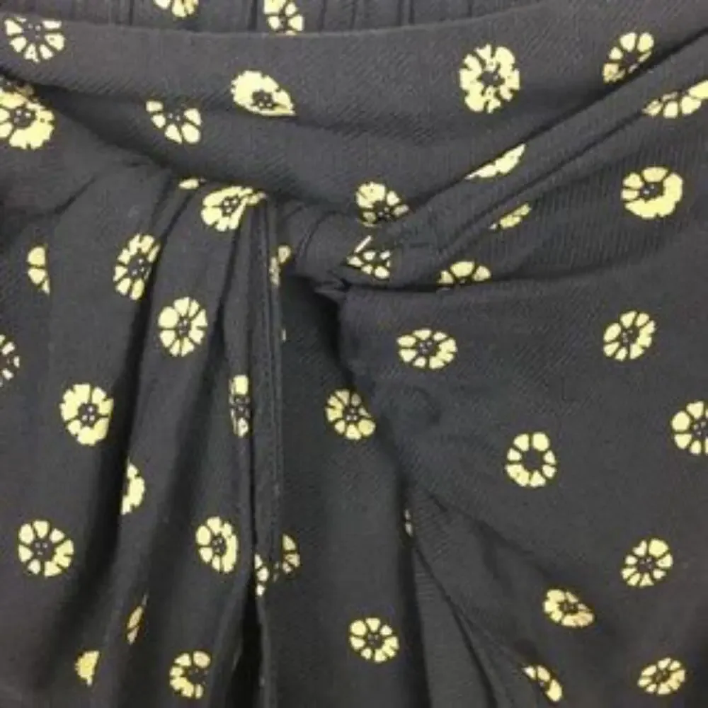 Hei Hei Black  Luna Faux Wrap Skirt Skort Medium
